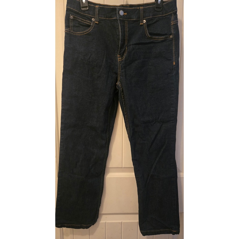 Thereabouts Boys Size 18 Husky Straight Jeans Dark Wash Adjustable Waist